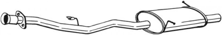 Toba esapament finala BMW Seria 3 (E36) 1.6 intre 1994-2000 [1]