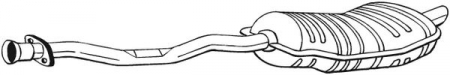 Toba esapament finala BMW Seria 3 (E36) 2.0/2.5 intre 1991-1999 [1]