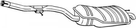 Toba esapament - Toba esapament finala BMW Seria 3 (E46) 2.0D intre 1998-2005