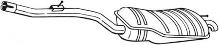 Toba esapament - Toba esapament finala BMW Seria 3 (E46) 2.0D intre 2001-2006