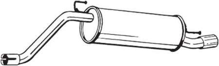 Toba esapament finala FIAT GRANDE PUNTO, PUNTO, PUNTO EVO 1.3D dupa 2005 [1]