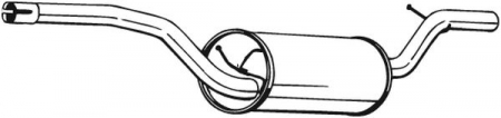 Toba esapament - Toba esapament finala FORD FOCUS C-MAX, FOCUS II 2.0 intre 2004-2012