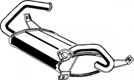 Toba esapament finala MITSUBISHI COLT IV, COLT V 1.3/1.6 intre 1992-2003 [1]