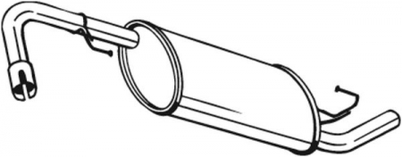 Toba esapament finala NISSAN PATHFINDER (R51) Producator BOSAL 145-231 [2]