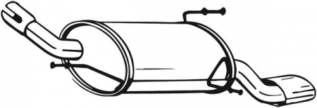 Toba esapament finala OPEL CORSA C, TIGRA 1.2/1.4 intre 2000-2012 [1]