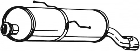 Toba esapament - Toba esapament finala PEUGEOT 206, 206+ 1.1-1.6LPG intre 1998-2013