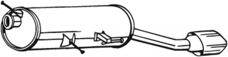 Toba esapament finala PEUGEOT 307 1.6 intre 2003-2009 [1]
