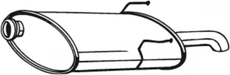 Toba esapament finala PEUGEOT 406 2.0D/2.2D intre 1999-2004 [1]