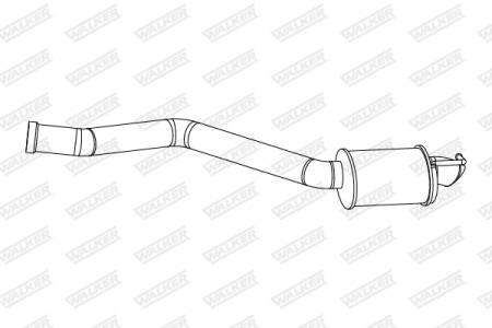 Toba esapament finala potrivit MERCEDES C T-MODEL (S205), C (W205) 1.6D/2.2D/2.2DH 02.14-05.18 [2]