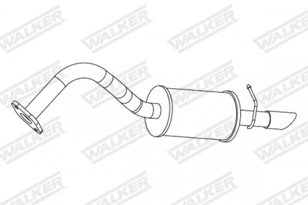 Toba esapament finala potrivit TOYOTA YARIS, YARIS/HATCHBACK 1.3 09.11-03.17 [1]
