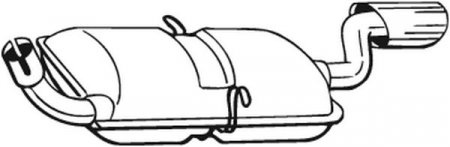 Toba esapament finala VOLVO 960 II, S90, V90 2.5/2.9 intre 1994-1998 [1]