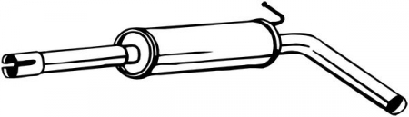 Sistem evacuare - Toba esapament mijloc AUDI A1; SEAT IBIZA IV, IBIZA IV ST; SKODA FABIA II; VW POLO 1.2 dupa 2009