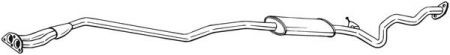 Toba esapament - Toba esapament mijloc BMW Seria 3 (E90), 3 (E91), 3 (E92), 3 (E93) 2.0 intre 2004-2013