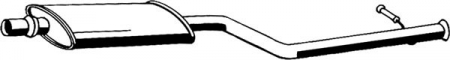 Toba esapament - Toba esapament mijloc CITROEN XSARA PICASSO 2.0D intre 1999-2011