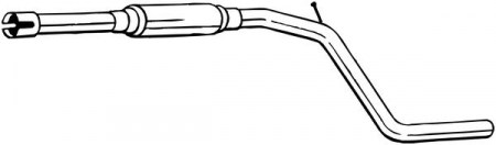 Toba esapament mijloc DACIA SANDERO 1.4-1.6LPG dupa 2008 [1]