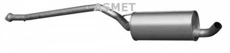 Toba esapament - Toba esapament mijloc FORD TOURNEO CONNECT, TRANSIT CONNECT 1.8D intre 2002-2013