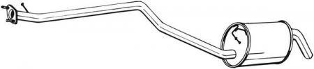 Toba esapament - Toba esapament mijloc FORD TOURNEO CONNECT, TRANSIT CONNECT 1.8D intre 2002-2013