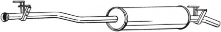 Toba esapament - Toba esapament mijloc MERCEDES SPRINTER 3,5-T (906), SPRINTER 3-T (906), SPRINTER 4,6-T (906), SPRINTER 5-T (906) 2.1D dupa 2006