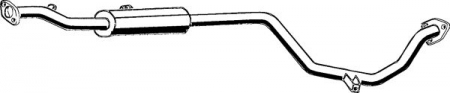 Toba esapament mijloc MITSUBISHI COLT V 1.3 intre 1996-2003 [1]