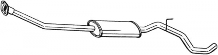 Toba esapament mijloc NISSAN NOTE 1.4/1.4LPG intre 2006-2013 [1]