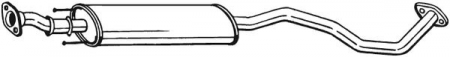 Toba esapament mijloc NISSAN NOTE 1.6 intre 2006-2012 [1]