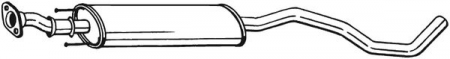 Toba esapament mijloc NISSAN NOTE 1.6 intre 2006-2012 [1]