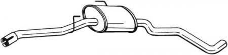 Toba esapament mijloc OPEL OMEGA B 2.2 intre 1999-2003 [1]