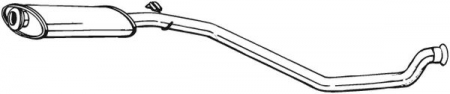 Toba esapament mijloc potrivit PEUGEOT 306 1.9D/2.0D 1993-2002 [1]