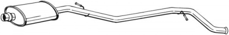 Toba esapament mijloc PEUGEOT 406 1.8 intre 2000-2004 [1]