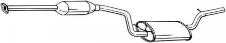 Toba esapamet intermediara potrivit MAZDA 3 (BK) Producator [2]