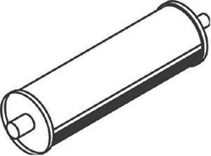 Toba esapament Mijloc potrivit MERCEDES VARIO, VARIO (B667, B670, B668), VARIO (B670), VARIO (B670, B668, B667) OM602.984-OM904.923 09.96- [1]