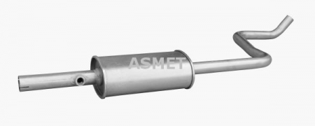Toba esapament mijloc potrivit MITSUBISHI COLT VI; SMART FORFOUR 1.1/1.3 01.04-06.12 [3]
