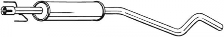 Toba esapamet intermediara OPEL ASTRA H (L48) Producator BOSAL 284-739 [2]