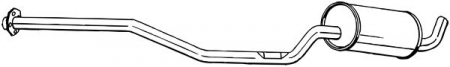 Toba esapament mijloc VOLVO 740, 760, 940, 940 II, 960 2.4D intre 1982-1998 [1]