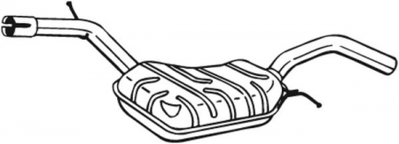 Toba esapament - Toba esapament mijloc VW CC, PASSAT, PASSAT ALLTRACK 1.4-2.0 intre 2005-2016