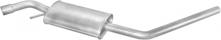 Toba esapament - Toba esapament mijloc VW TRANSPORTER IV 1.9D/2.4D intre 1990-2003