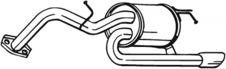 Sistem evacuare - Toba esapament primara potrivit TOYOTA YARIS 1.5H 03.12-