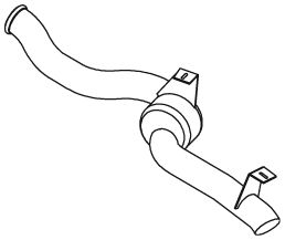 Toba esapament Spate EURO 5 potrivit DAF CF 85 MX265-MX375 10.05-12.20 [2]