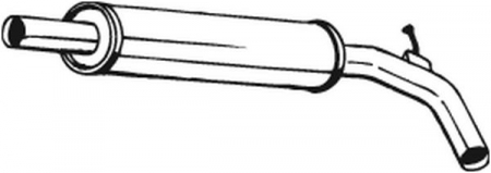 Toba esapamet intermediara potrivit SEAT CORDOBA, CORDOBA VARIO, IBIZA II; VW POLO, POLO III CLASSIC, POLO/KOMBI 1.6 02.93-12.02 [1]