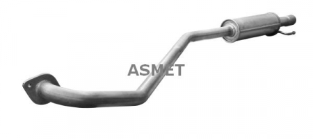 Toba esapament - Toba esapamet intermediara potrivit TOYOTA AVENSIS 1.6/1.8 03.03-11.08