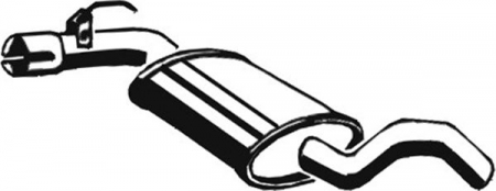 Toba esapament - Toba esapamet intermediara potrivit VW GOLF III 1.8 07.93-04.99