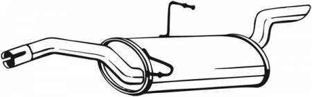 Toba finala esapament potrivit CITROEN JUMPY; FIAT SCUDO; PEUGEOT EXPERT 2.0D 05.99-12.06 [2]
