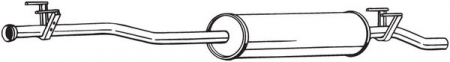 Toba esapament - Toba finala esapament potrivit MERCEDES SPRINTER 3,5-T (B906), SPRINTER 3-T (B906), SPRINTER 4,6-T (B906), SPRINTER 5-T (B906) 2.2D/3.0D 06.06-