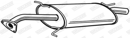 Toba finala esapament potrivit MITSUBISHI LANCER CARGO/KOMBI, LANCER VII 1.6 09.03-12.13 [1]