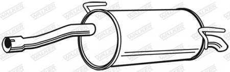 Toba finala esapament potrivit OPEL CORSA D 1.7D 08.06-08.14 [2]