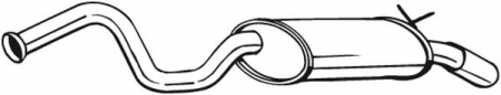 Toba finala esapament potrivit RENAULT LAGUNA I 1.9D/2.2D 03.96-03.01 [1]