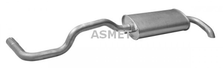 Toba esapament - Toba finala esapament potrivit SEAT IBIZA II 1.0/1.4/1.9D 04.93-02.02