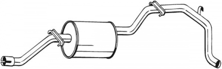 Toba finala esapament potrivit VW CADDY I 1.5/1.6/1.6D 08.82-07.92 [1]