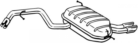 Toba finala esapament potrivit VW TIGUAN 2.0 09.07-07.18 [1]