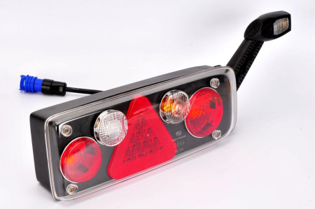 Tripla lampa spate negru EasyConn-II dreapta 24V [1]